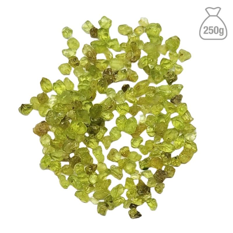 Peridoto (India). Cristales Micro. Bolsa 250g