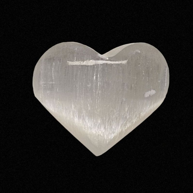 Selenite Heart 5x4cm