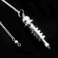 Péndulo Plateado Isis con testigo. Set 3 Un.