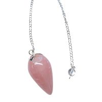 Péndulo Oval Cuarzo Rosa (3,5cm)