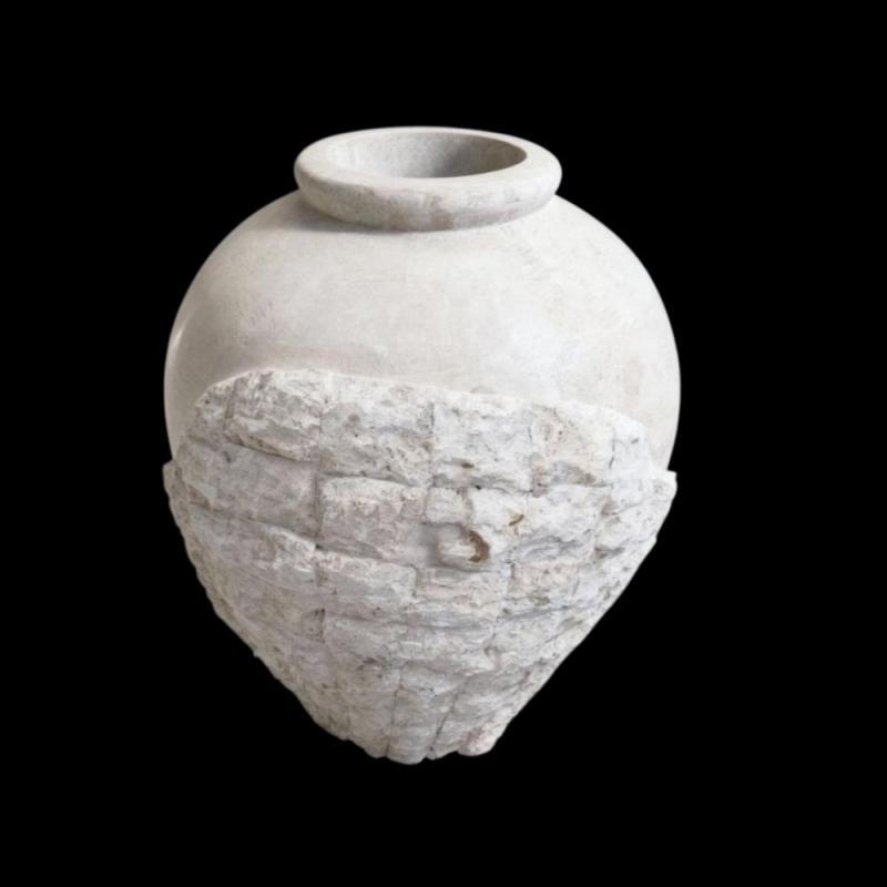 Jarrón Pequeño Fósil Coral