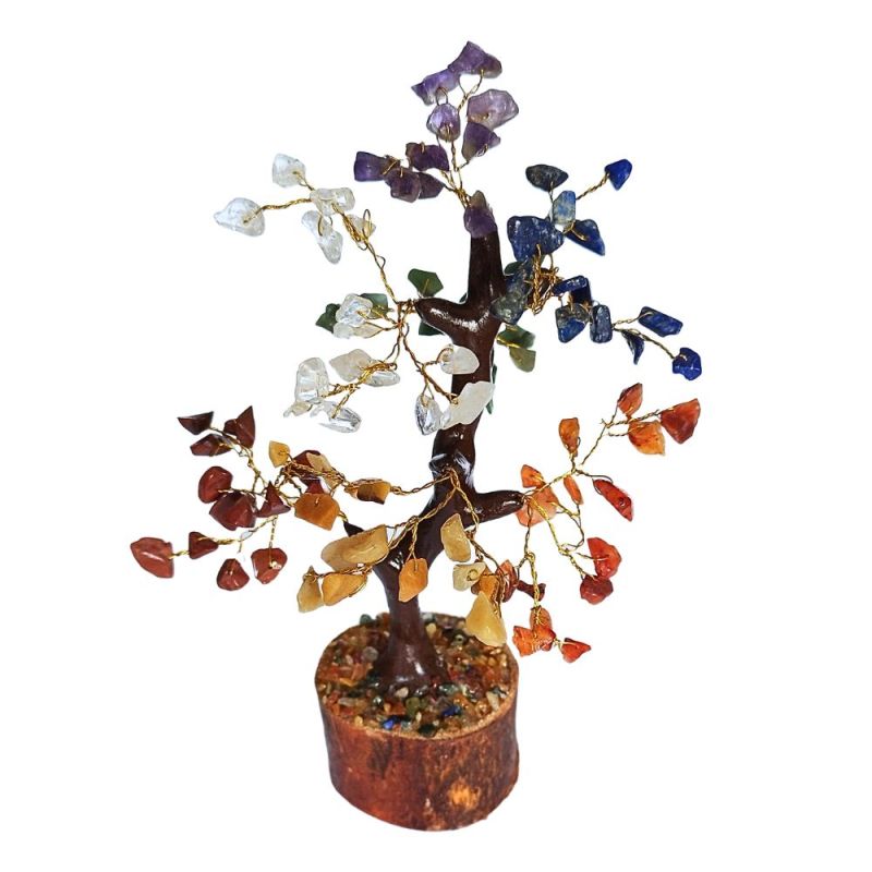 Chakras Stone Tree 16cm (100 stones)