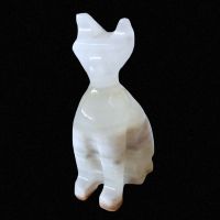Gato Ónix Blanco Mini (5cm)