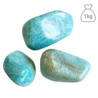 Amazonita Rodado Grande "A". Bolsa 1kg.