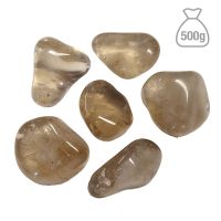 Cuarzo Ahumado Rodado Mediano. Bolsa 500g.