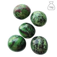 Zoisita Rodado Mediano. Bolsa 1kg