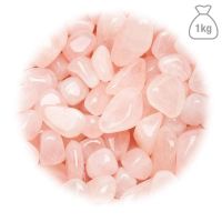 Cuarzo Rosa Rodado Pequeño. Bolsa 1kg