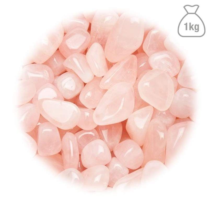 Small Tumbled Rose Quartz. Bag 1kg