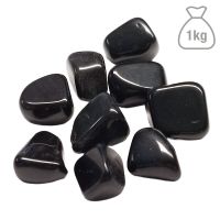 Obsidiana Negra Rodado Pequeño. Bolsa 1kg