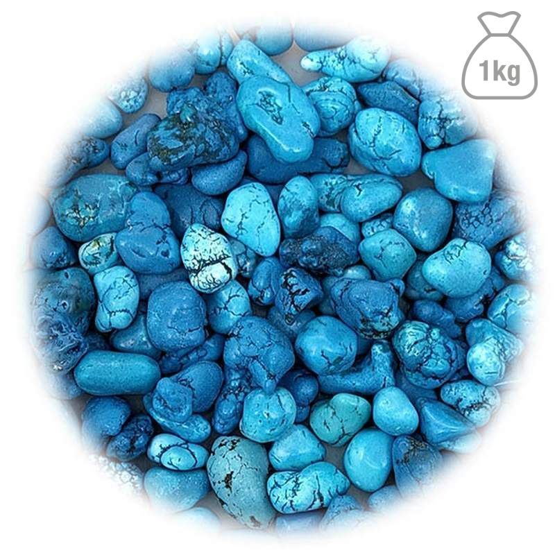 Turquenite Pierre Roulée Petite. Sac 1kg