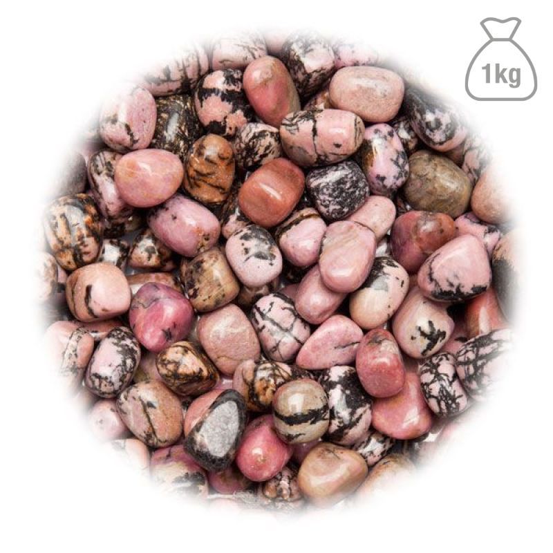 Rodonita Rodado Pequeño. Bolsa 1kg