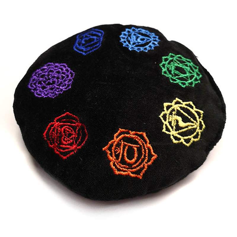 Cojin bordado Chakras 12cm