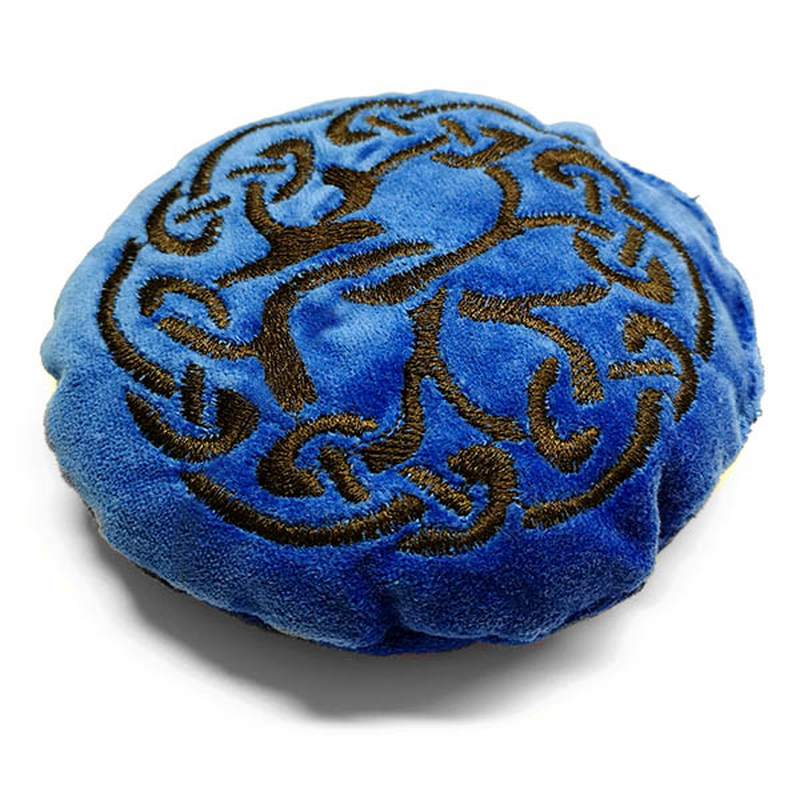 Petit coussin en velours brodé Arbre de la vie 12cm