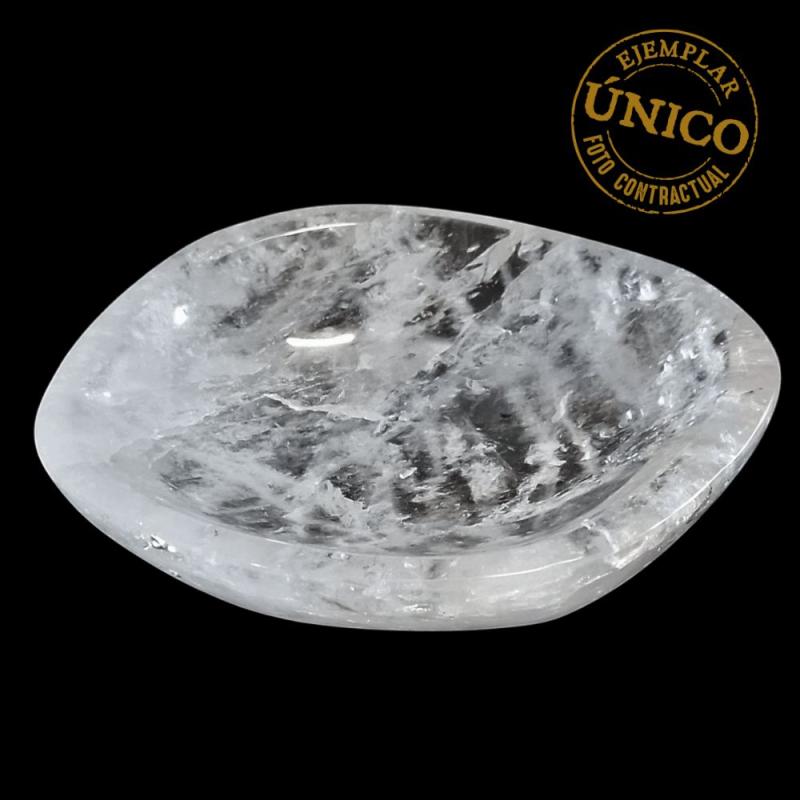 Polished Rock Crystal Bowl (600grs)