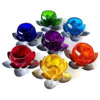 Set de Portavelas Flor de Loto