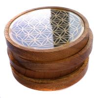 Posavasos Flor de la Vida (Set 4u.)