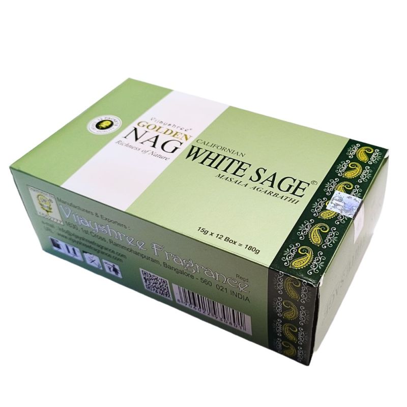 Nag Champa White Sage Incense (12 units)