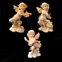 Angelitos Músicos 6cm. Set 4 Un.