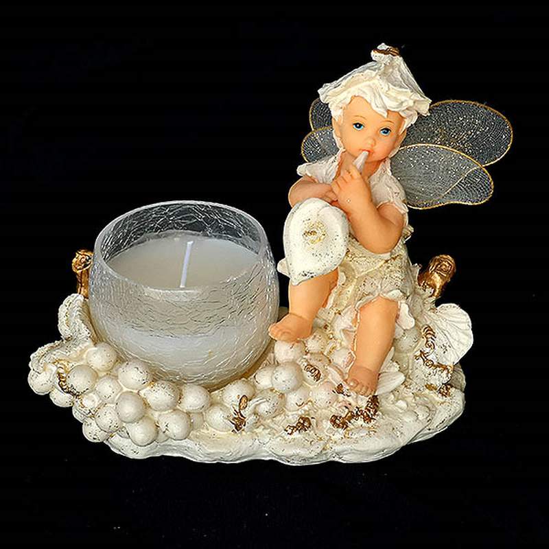 Bougeoir Ange. Set 2 Un.