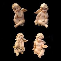Angel Pareja Resina 6cm. Set 4 Un.