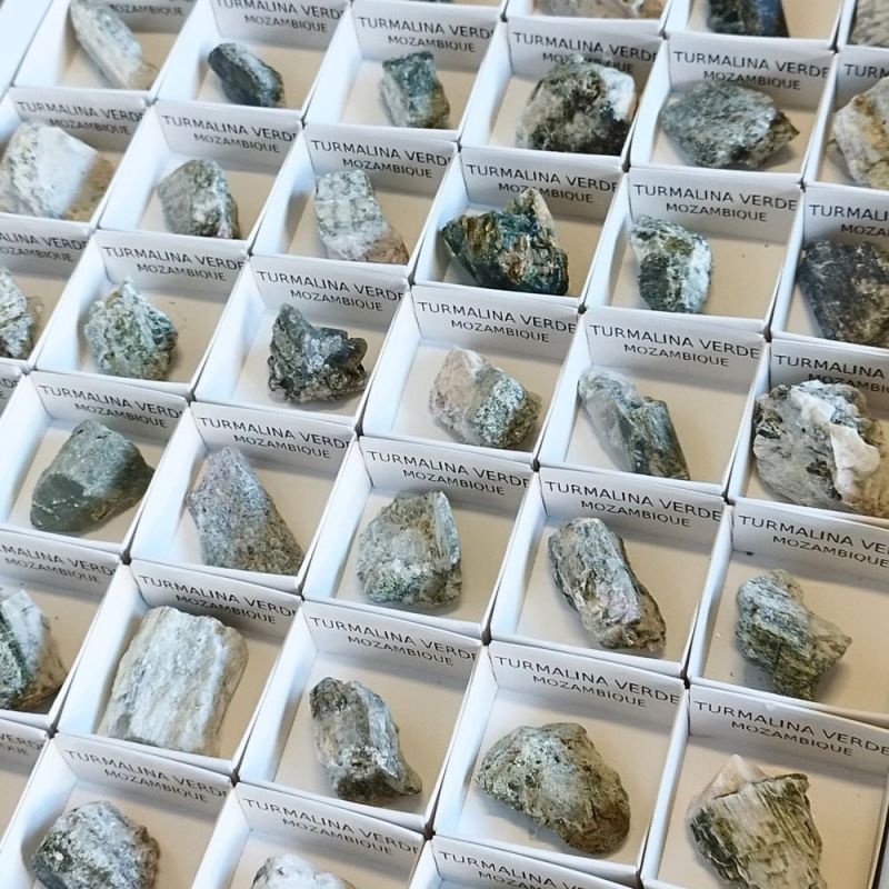 Green Tourmaline. Set 54 Un.