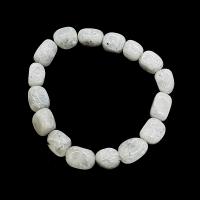 Pulsera Piedra Luna rodado. Set 2 un.