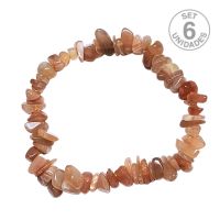 Pulsera Chip Piedra Sol. Set 6 Un.