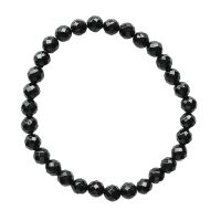 Faceted Jet Bracelet (Ball 6mm)