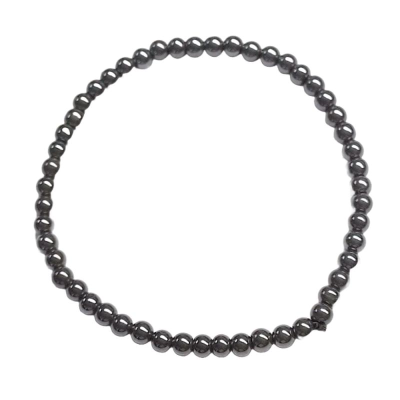 Pulsera Hematite (Bola 4mm)