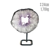 Aro de Amatista con soporte de forja 1,78 kg