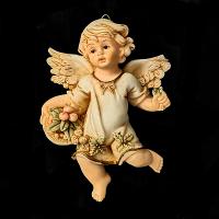 Angel Primavera Resina. Set 4 Un.