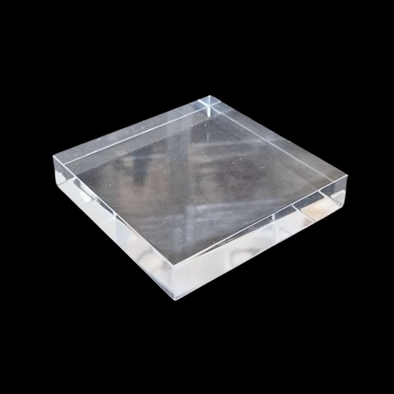 Peana Plana Metacrilato 80x80x15mm