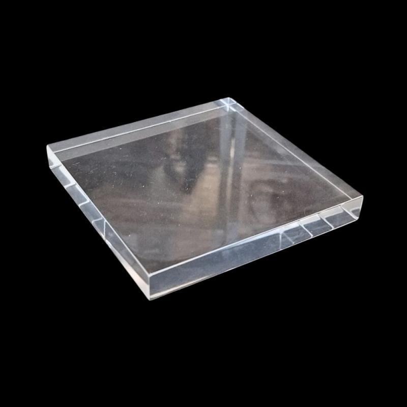 Peana Plana Metacrilato 80x80x10mm