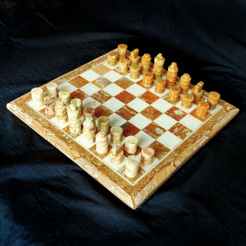 Échecs Orange 30x30cm