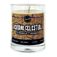 Vela Vaso "Verano Celestial" (Trinidad)