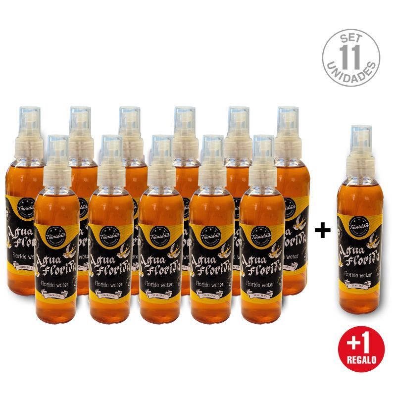 Agua de Florida Spray 200ml (Set 11 Un. + 1 REGALO)