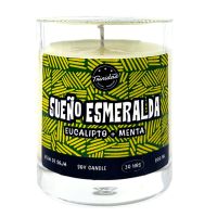 Vela Vaso "Sueño Esmeralda" (Trinidad)