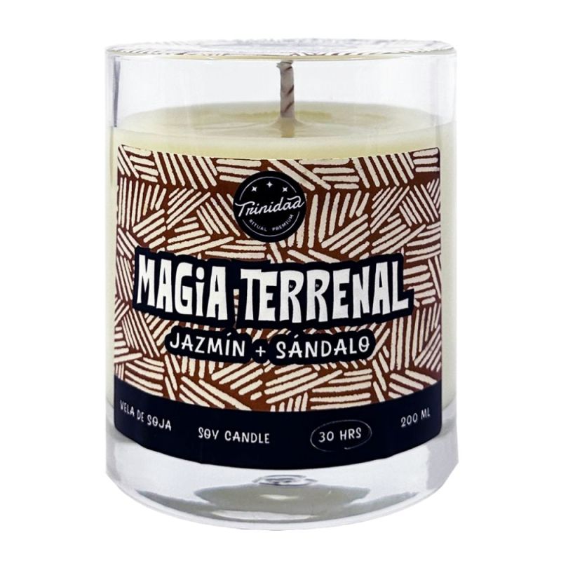 Vela Vaso "Magia Terrenal" (Trinidad)