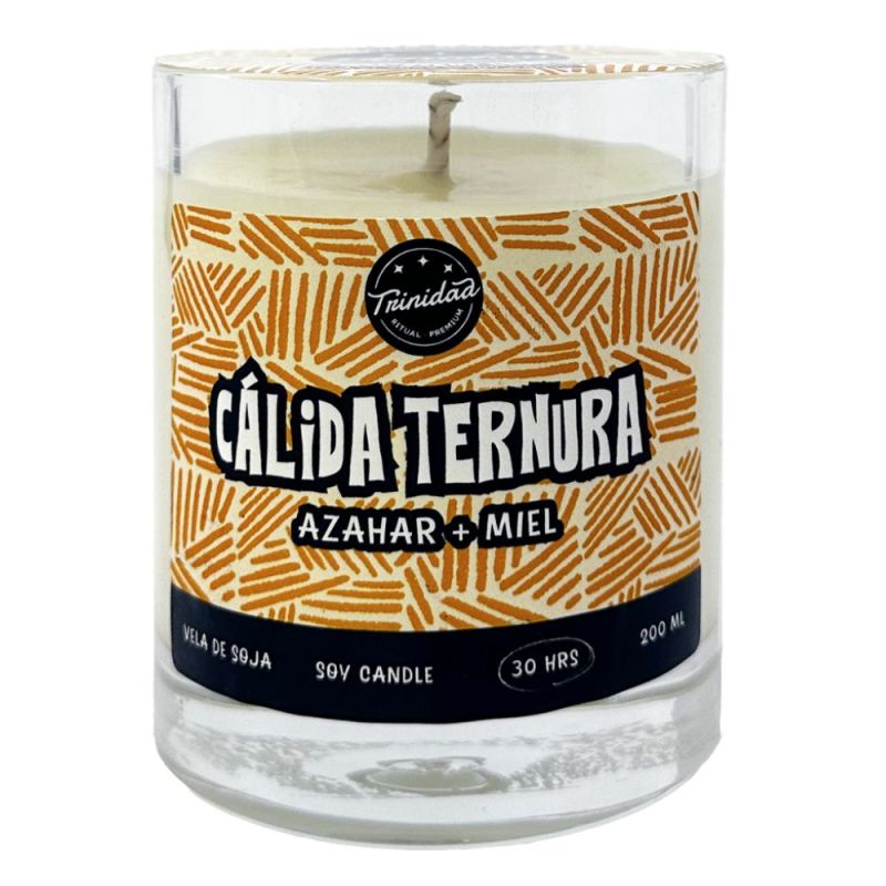 Glass Candle "Warm Tenderness" (Trinidad)