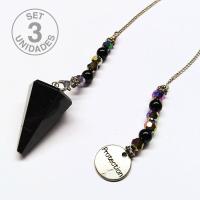 Péndulo Turmalina. Set 3 Un.