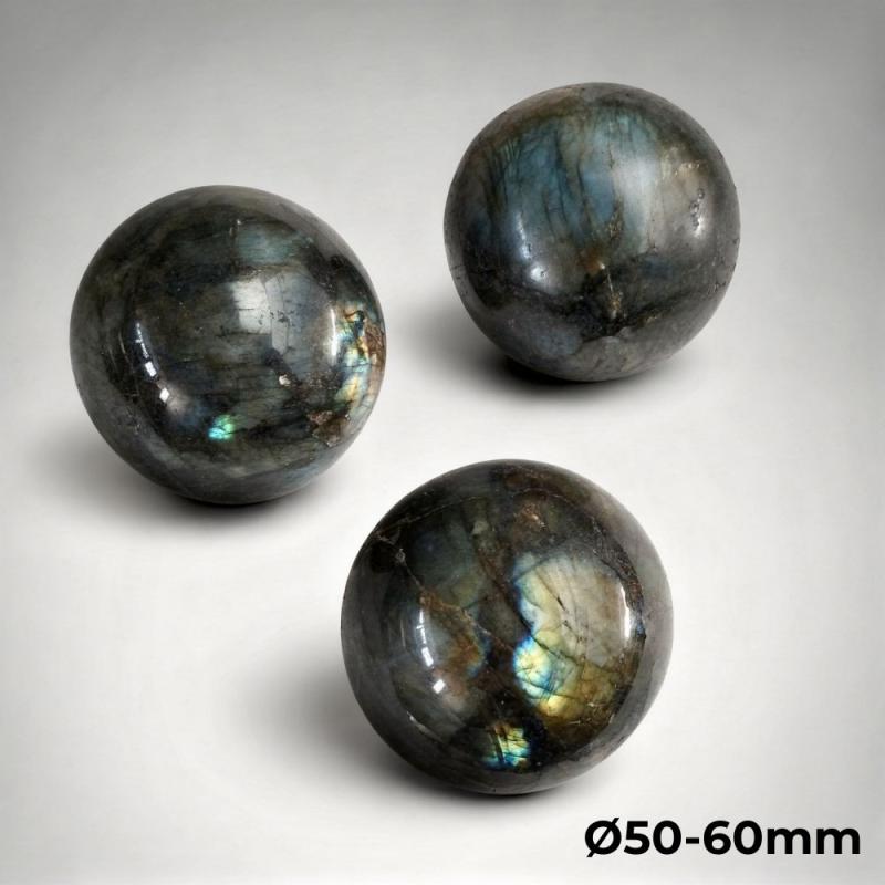 Boule Labradorite 50-60mm
