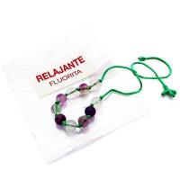 Pulsera Fluorita con Cruz