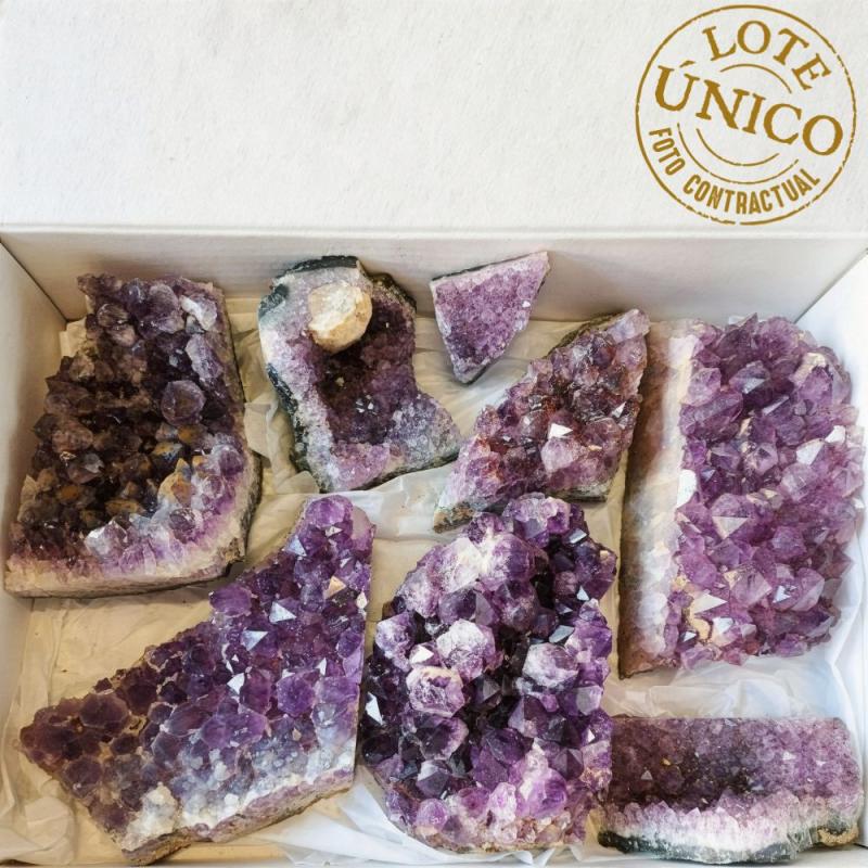 Amatista Drusa (Brasil). Lote 8 Un.