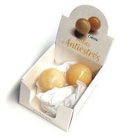 Cajita Bolas Antiestrés Calcita Naranja