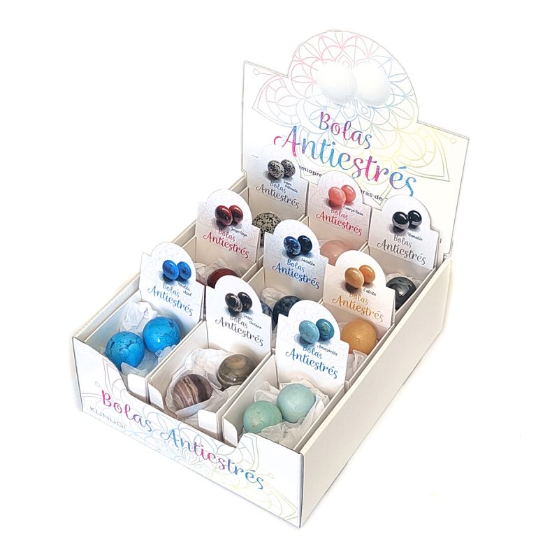 Display of Anti-Stress Balls