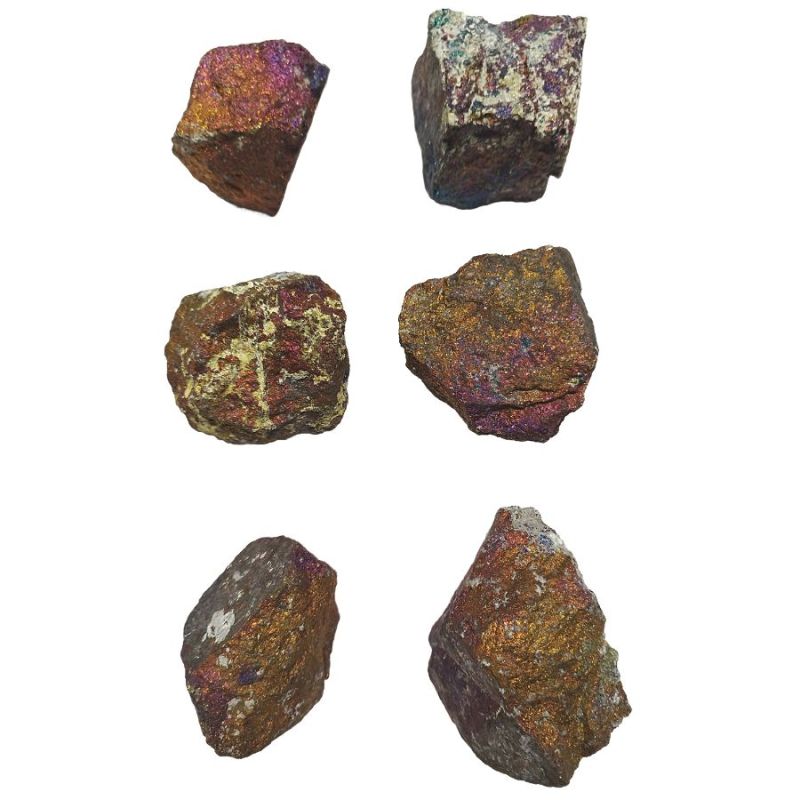 Chalcopyrite Iridescent Rough. Price per Kg