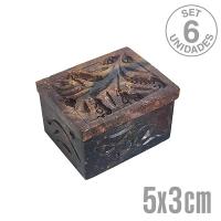 Cajitas Esteatita. Set 6 Un.