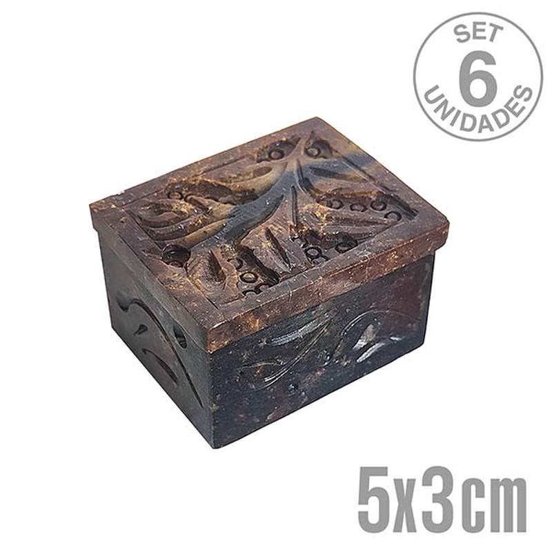 Cajitas Esteatita. Set 6 Un.