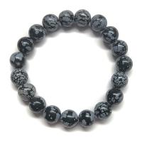 Pulsera Obsidiana Nevada (Bola 10mm)