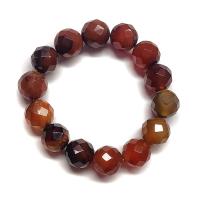 Pulsera Ágata Fuego "B" (bola 14mm)